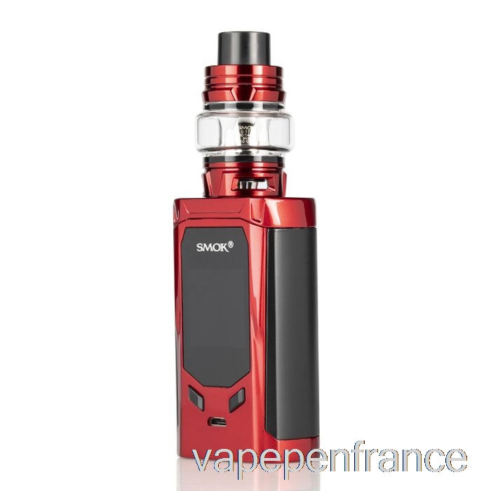 Smok R-kiss 200w & Tfv8 Baby V2 Kit De Démarrage Stylo Vape Rouge